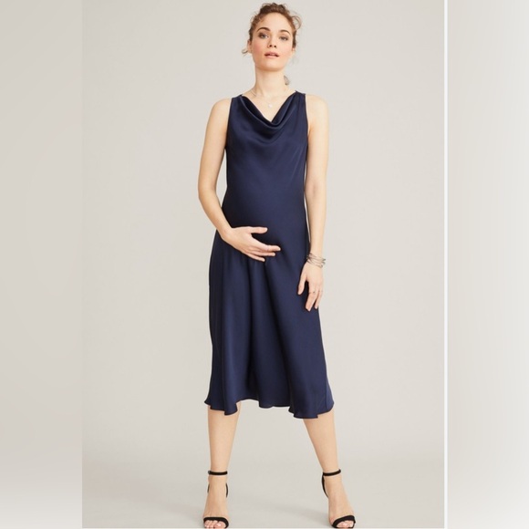 Hatch Dresses & Skirts - Hatch The Harlow Women's Navy Blue Sleeveless Maternity Evening Dress Size 2